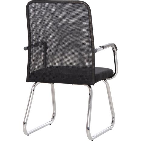 ΚΑΡΕΚΛΑ ΕΠΙΣΚΕΠΤΗ STED HM1232.01 ΜΑΥΡO MESH--ΠΟΔΙΑ/ΜΠΡΑΤΣΑ ΧΡΩΜΙΟΥ 55x59x89Υεκ (σετ 2 τεμαχίων)