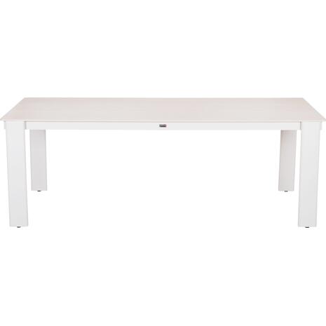 ΤΡΑΠΕΖΙ ΤΡΑΠΕΖΑΡΙΑΣ PUNDER HM6483.02 ΚΡΕΜ ΑΛΟΥΜΙΝΙΟ--SINTERED STONE TOP 220x100x76Υεκ