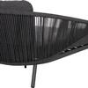 DAYBED ΣΕΙΡΑ XANTION ΗM6474.01 ΣΚΟΥΡΟ ΓΚΡΙ ΑΛΟΥΜΙΝΙΟ-ΣΧΟΙΝΙ-OLEFIN 157x147x88Υεκ