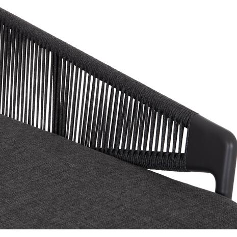 DAYBED ΣΕΙΡΑ XANTION ΗM6474.01 ΣΚΟΥΡΟ ΓΚΡΙ ΑΛΟΥΜΙΝΙΟ-ΣΧΟΙΝΙ-OLEFIN 157x147x88Υεκ