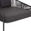 DAYBED ΣΕΙΡΑ XANTION ΗM6474.01 ΣΚΟΥΡΟ ΓΚΡΙ ΑΛΟΥΜΙΝΙΟ-ΣΧΟΙΝΙ-OLEFIN 157x147x88Υεκ