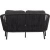 DAYBED ΣΕΙΡΑ XANTION ΗM6474.01 ΣΚΟΥΡΟ ΓΚΡΙ ΑΛΟΥΜΙΝΙΟ-ΣΧΟΙΝΙ-OLEFIN 157x147x88Υεκ