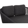 DAYBED ΣΕΙΡΑ XANTION ΗM6474.01 ΣΚΟΥΡΟ ΓΚΡΙ ΑΛΟΥΜΙΝΙΟ-ΣΧΟΙΝΙ-OLEFIN 157x147x88Υεκ