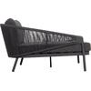 DAYBED ΣΕΙΡΑ XANTION ΗM6474.01 ΣΚΟΥΡΟ ΓΚΡΙ ΑΛΟΥΜΙΝΙΟ-ΣΧΟΙΝΙ-OLEFIN 157x147x88Υεκ