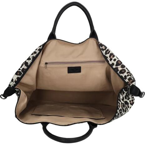 Τσάντα γυναικεία Charm London Buckingham Travel bag Leopard Beige (W00324-094)