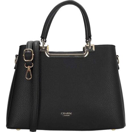 Τσάντα γυναικεία Charm London Lucca Handbag Μαύρη (24460-001)
