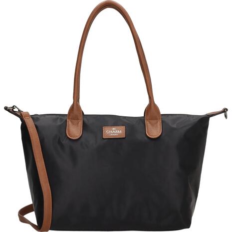 Τσάντα γυναικεία Charm London Buckingham Shopper Μαύρη (20776-001)