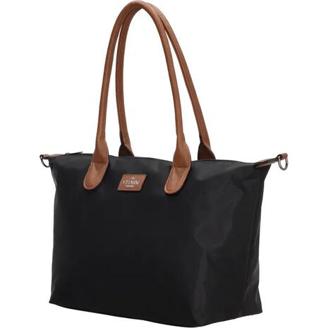 Τσάντα γυναικεία Charm London Buckingham Shopper Μαύρη (20776-001)