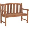ΠΑΓΚΑΚΙ ΚΗΠΟΥ 2ΘΕΣΙΟ ELENA HM6651 ΞΥΛΟ TEAK--ΦΥΣΙΚΟ 120x60x95Υεκ.