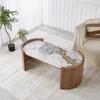 ΤΡΑΠΕΖΙ  ΣΑΛΟΝΙΟΥ MARBLEX HM18445 ΚΕΡΑΜΙΚΟ TOP PANDORA--MDF ΠΟΔΙΑ 120x60x43Υεκ