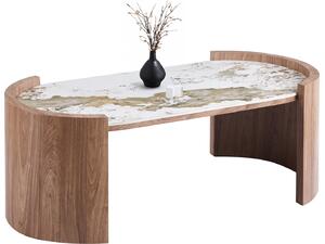 ΤΡΑΠΕΖΙ  ΣΑΛΟΝΙΟΥ MARBLEX HM18445 ΚΕΡΑΜΙΚΟ TOP PANDORA--MDF ΠΟΔΙΑ 120x60x43Υεκ