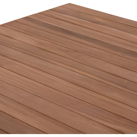 ΤΡΑΠΕΖΙ ΟΡΘΟΓΩΝΙΟ FINTO HM6616 ΞΥΛΟ TEAK--ΦΥΣΙΚΟ 200x100x75Υεκ.