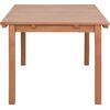 ΤΡΑΠΕΖΙ ΟΡΘΟΓΩΝΙΟ FINTO HM6616 ΞΥΛΟ TEAK--ΦΥΣΙΚΟ 200x100x75Υεκ.
