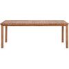 ΤΡΑΠΕΖΙ ΟΡΘΟΓΩΝΙΟ FINTO HM6616 ΞΥΛΟ TEAK--ΦΥΣΙΚΟ 200x100x75Υεκ.