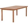 ΤΡΑΠΕΖΙ ΟΡΘΟΓΩΝΙΟ FINTO HM6616 ΞΥΛΟ TEAK--ΦΥΣΙΚΟ 200x100x75Υεκ.