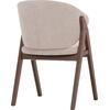 ΚΑΡΕΚΛΑ HANA HM9746.11 RUBBERWOOD ΣΕ ΜΑΥΡΟ ΧΡΩΜΑ-ΓΚΡΙ ΥΦΑΣΜΑ 55,5x60x85Yεκ. (σετ 2 τεμαχίων)