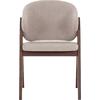 ΚΑΡΕΚΛΑ HANA HM9746.11 RUBBERWOOD ΣΕ ΜΑΥΡΟ ΧΡΩΜΑ-ΓΚΡΙ ΥΦΑΣΜΑ 55,5x60x85Yεκ. (σετ 2 τεμαχίων)
