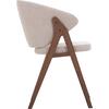 ΚΑΡΕΚΛΑ HANA HM9746.11 RUBBERWOOD ΣΕ ΜΑΥΡΟ ΧΡΩΜΑ-ΓΚΡΙ ΥΦΑΣΜΑ 55,5x60x85Yεκ. (σετ 2 τεμαχίων)
