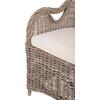 ΠΟΛΥΘΡΟΝΑ ΜΕ ΕΚΡΟΥ ΜΑΞΙΛΑΡΙ KEYLA HM9536 ΚΑΦΕ RATTAN 63x65x87Υεκ.