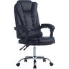 ΚΑΡΕΚΛΑ ΓΡΑΦΕΙΟΥ ΔΙΕΥΘΥΝΤΙΚΗ KYRON HM1221.01 ΜΑΥΡO PU--ΒΑΣΗ ΧΡΩΜΙΟΥ 65x46x112Υεκ