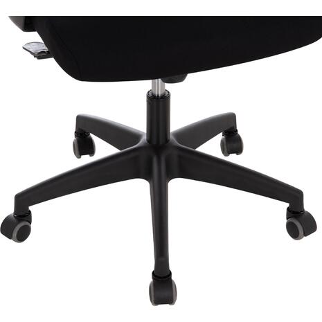 ΚΑΡΕΚΛΑ ΓΡΑΦΕΙΟΥ ELVAR HM1219.01 ΜΑΥΡO MESH--ΒΑΣΗ ΠΟΛΥΠΡΟΠΥΛΕΝΙΟΥ 63x56x125Υεκ