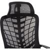 ΚΑΡΕΚΛΑ ΓΡΑΦΕΙΟΥ ELVAR HM1219.01 ΜΑΥΡO MESH--ΒΑΣΗ ΠΟΛΥΠΡΟΠΥΛΕΝΙΟΥ 63x56x125Υεκ