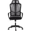 ΚΑΡΕΚΛΑ ΓΡΑΦΕΙΟΥ ELVAR HM1219.01 ΜΑΥΡO MESH--ΒΑΣΗ ΠΟΛΥΠΡΟΠΥΛΕΝΙΟΥ 63x56x125Υεκ