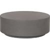 ΤΡΑΠΕΖΙ ΜΕΣΗΣ FIBER CEMENT ΣΤΡΟΓΓΥΛΟ KYOKO HM6579.01 ΓΚΡΙ Φ90x30Υεκ.