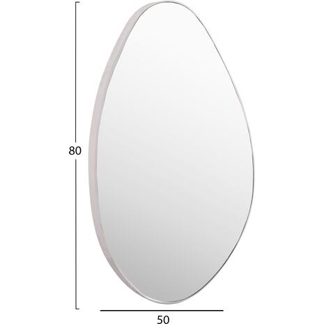 ΚΑΘΡΕΠΤΗΣ ΤΟΙΧΟΥ DROP HM4488.12 ΜΕ ΠΛΑΙΣΙΟ MDF ΣΕ ΛΕΥΚΟ 50x80Υεκ.