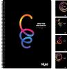 Τετράδιο σπιράλ Skag Black & Color A4 3 Θεμάτων (διάφορα σχέδια) 313063