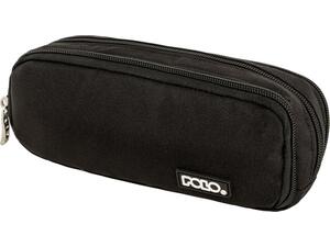 Κασετίνα οβάλ 3 θέσεων Polo Tres Black-Μαύρο (937017-2000)