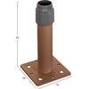 ΒΑΣΗ ΟΜΠΡΕΛΑΣ ΑΛΟΥΜΙΝΙΟΥ HM6607.02 HEAT TRANSFER ΑΛΟΥΜΙΝΙΟ 18x18x30Υεκ.