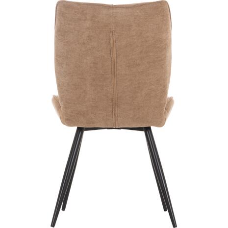 ΚΑΡΕΚΛΑ ΤΡΑΠΕΖΑΡΙΑΣ GAFF HM18425.03 TAUPE ΥΦΑΣΜΑ-ΜΕΤΑΛ.ΜΑΥΡΑ ΠΟΔΙΑ 49x63x90Υεκ (σετ 2 τεμαχίων)