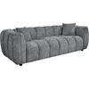 ΚΑΝΑΠΕΣ 3-ΘΕΣΙΟΣ LYKKE HM3323.01 ΓΚΡΙ ΥΦΑΣΜΑ 229x89x70Υεκ