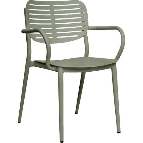 ΠΟΛΥΘΡΟΝΑ ΤΡΑΠΕΖΑΡΙΑΣ HILLIARD HM6644.07 ΑΛΟΥΜΙΝΙΟ ΣΕ OLIVE GREEN 58x52x78Υεκ