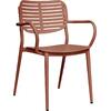 ΠΟΛΥΘΡΟΝΑ ΤΡΑΠΕΖΑΡΙΑΣ HILLIARD HM6644.08 ΑΛΟΥΜΙΝΙΟ ΣΕ TERRACOTTA 58x52x78Υεκ