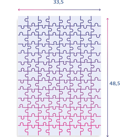 Παζλ Clementoni "Super Color Stitch" 104 κομμάτια