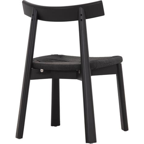 KΑΡΕΚΛΑ ΤΡΑΠΕΖΑΡΙΑΣ OSORIO HM18335.02 RUBBERWOOD & ΣΧΟΙΝΙ ΣΕ ΜΑΥΡΟ 51x55x74Υεκ (σετ 2 τεμαχίων)
