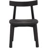 KΑΡΕΚΛΑ ΤΡΑΠΕΖΑΡΙΑΣ OSORIO HM18335.02 RUBBERWOOD & ΣΧΟΙΝΙ ΣΕ ΜΑΥΡΟ 51x55x74Υεκ (σετ 2 τεμαχίων)