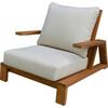 ΠΟΛΥΘΡΟΝΑ LOUNGE MIREX HM6641 ΞΥΛΟ ΑΚΑΚΙΑΣ ΦΥΣΙΚΟ-ΕΚΡΟΥ ΜΑΞΙΛΑΡΙΑ 80x96x62Υεκ