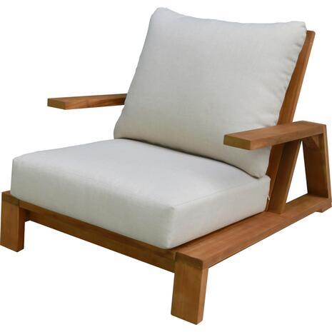 ΠΟΛΥΘΡΟΝΑ LOUNGE MIREX HM6641 ΞΥΛΟ ΑΚΑΚΙΑΣ ΦΥΣΙΚΟ-ΕΚΡΟΥ ΜΑΞΙΛΑΡΙΑ 80x96x62Υεκ