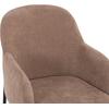 ΠΟΛΥΘΡΟΝΑ ΤΡΑΠΕΖΑΡΙΑΣ MANIDO HM18429.03 TAUPE ΥΦΑΣΜΑ-ΜΕΤΑΛ.ΜΑΥΡΑ ΠΟΔΙΑ 54x61x87Υεκ (σετ 2 τεμαχίων)