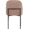 ΠΟΛΥΘΡΟΝΑ ΤΡΑΠΕΖΑΡΙΑΣ MANIDO HM18429.03 TAUPE ΥΦΑΣΜΑ-ΜΕΤΑΛ.ΜΑΥΡΑ ΠΟΔΙΑ 54x61x87Υεκ (σετ 2 τεμαχίων)