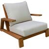 ΠΟΛΥΘΡΟΝΑ LOUNGE MIREX HM6641 ΞΥΛΟ ΑΚΑΚΙΑΣ ΦΥΣΙΚΟ-ΕΚΡΟΥ ΜΑΞΙΛΑΡΙΑ 80x96x62Υεκ