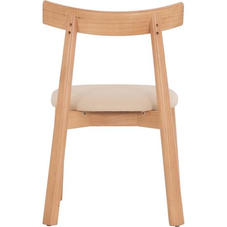 KΑΡΕΚΛΑ ΤΡΑΠΕΖΑΡΙΑΣ OSORIO HM18335.11 RUBBERWOOD ΦΥΣΙΚΟ-ΕΚΡΟΥ PU 51x55x74Υεκ (σετ 2 τεμαχίων)