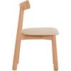 KΑΡΕΚΛΑ ΤΡΑΠΕΖΑΡΙΑΣ OSORIO HM18335.11 RUBBERWOOD ΦΥΣΙΚΟ-ΕΚΡΟΥ PU 51x55x74Υεκ (σετ 2 τεμαχίων)