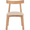 KΑΡΕΚΛΑ ΤΡΑΠΕΖΑΡΙΑΣ OSORIO HM18335.11 RUBBERWOOD ΦΥΣΙΚΟ-ΕΚΡΟΥ PU 51x55x74Υεκ (σετ 2 τεμαχίων)
