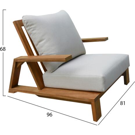 ΣΕΤ ΣΑΛΟΝΙ LOUNGE 4ΤΜΧ MIREX HM6521 ΞΥΛΟ ΑΚΑΚΙΑΣ--ΠΟΛΥΕΣΤΕΡΙΚΑ ΜΑΞΙΛΑΡΙΑ ΕΚΡΟΥ