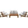ΣΕΤ ΣΑΛΟΝΙ LOUNGE 4ΤΜΧ MIREX HM6521 ΞΥΛΟ ΑΚΑΚΙΑΣ--ΠΟΛΥΕΣΤΕΡΙΚΑ ΜΑΞΙΛΑΡΙΑ ΕΚΡΟΥ