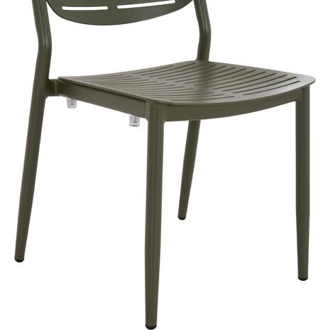 ΚΑΡΕΚΛΑ ΤΡΑΠΕΖΑΡΙΑΣ HILLIARD HM6645.07 ΑΛΟΥΜΙΝΙΟ OLIVE GREEN 46x54x78Υεκ